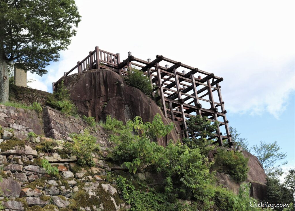 苗木城跡　天守展望台　岐阜県