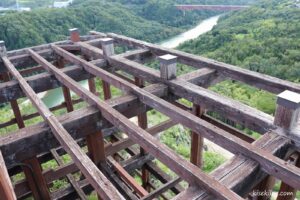 苗木城跡　天守展望台　岐阜県